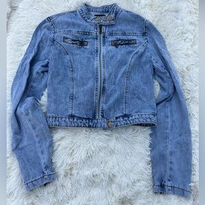 White Fox Denim Jacket